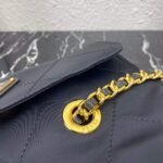 Replica Prada Nylon Vintage Chain Stray Bag 1BD620 Black40211 - Image 5