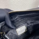 Replica Prada Nylon Vintage Chain Stray Bag 1BD620 Black40211 - Image 7