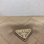 Replica Prada Nylon Vintage Chain Stray Bag 1BD620 Apricot40191 - Image 3