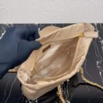 Replica Prada Nylon Vintage Chain Stray Bag 1BD620 Apricot40191 - Image 6