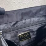 Replica Prada Nylon Vintage Chain rhombus stray Bag 1BD619 Black40190 - Image 7