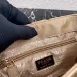 Replica Prada Nylon Vintage Chain rhombus stray Bag 1BD619 Apricot40171 - Image 7