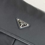 Replica Prada Nylon and Saffiano Leather Bag with Strap 2VD769 Black40161 - Image 4