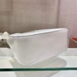 Replica Prada Brushed leather handbag 1BA320 White39925 - Image 5