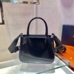 Replica Prada Brushed leather handbag 1BA320 Black39915 - Image 4