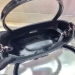 Replica Prada Brushed leather handbag 1BA320 Black39915 - Image 6