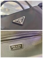 Replica Prada Brushed leather handbag 1BA320 Black39915 - Image 8