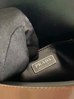 Replica Prada 2VD061 Black Brushed Leather Mini-bag With Shoulder Strap Brown39744 - Image 8