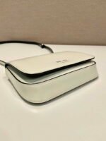 Replica Prada 2VD061 Black Brushed Leather Mini-bag With Shoulder Strap White39754 - Image 5