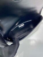 Replica Prada 2VD061 Black Brushed Leather Mini-bag With Shoulder Strap White39754 - Image 8