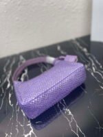 Replica Prada 1NE515 Satin mini-bag with artificial crystals Purple39664 - Image 5