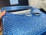 Replica Prada 1NE515 Satin mini-bag with artificial crystals Blue39622 - Image 5