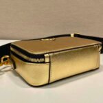 Replica Prada 2VH070 Saffiano Gold leather Prada Brique bag39841 - Image 4