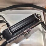 Replica Prada 2VH070 Saffiano Black leather Prada Brique bag39831 - Image 6