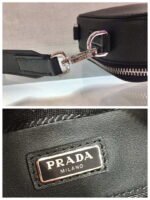 Replica Prada 2VH070 Saffiano Black leather Prada Brique bag39831 - Image 7