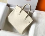 Replica Hermes Birkin Designer Tote Bag Epsom Leather 28355 White34467 - Image 2