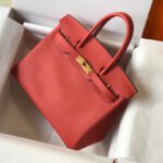 Replica Hermes Birkin Designer Tote Bag Epsom Leather 28354 Red34427