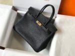 Replica Hermes Birkin Designer Tote Bag Epsom Leather 28353 Black34361
