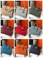 Replica Hermes Birkin Designer Tote Bag Togo Leather 28348 White35548 - Image 9
