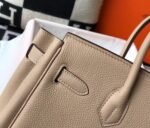 Replica Hermes Birkin Designer Tote Bag Togo Leather 28347 Apricot35508 - Image 7