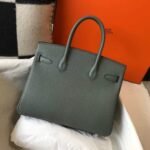 Replica Hermes Birkin Designer Tote Bag Togo Leather 28346 Almond Green35490