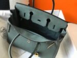 Replica Hermes Birkin Designer Tote Bag Togo Leather 28346 Almond Green35490 - Image 8