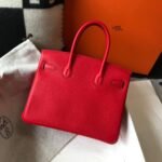 Replica Hermes Birkin Designer Tote Bag Togo Leather 28344 Red35421