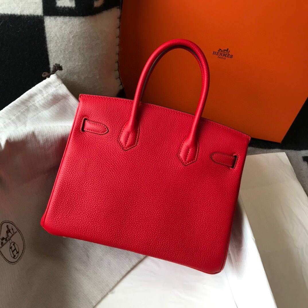 replica handbags, knock off purses, knockoff handbags, fake designer handbags, replica designer handbags, replica handbags,high quality replica designer handbags, Replica Hermes Birkin Designer Tote Bag Togo Leather 28344 Red35421 - Image 1