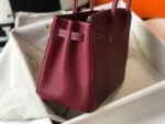Replica Hermes Birkin Designer Tote Bag Togo Leather 28343 Wine Red35385 - Image 4
