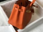 Replica Hermes Birkin Designer Tote Bag Togo Leather 28342 Orange35354 - Image 3