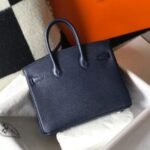 Replica Hermes Birkin Designer Tote Bag Togo Leather 28341 Dark Blue35305