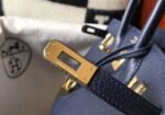 Replica Hermes Birkin Designer Tote Bag Togo Leather 28341 Dark Blue35305 - Image 6