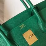 Replica Hermes Birkin Designer Tote Bag Togo Leather 28339 Green35255 - Image 5