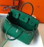 Replica Hermes Birkin Designer Tote Bag Togo Leather 28339 Green35255 - Image 7