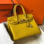 Replica Hermes Birkin Designer Tote Bag Togo Leather 28338 Yellow35189