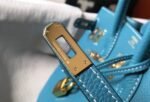 Replica Hermes Birkin Designer Tote Bag Togo Leather 28336 Blue35113 - Image 5