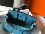 Replica Hermes Birkin Designer Tote Bag Togo Leather 28336 Blue35113 - Image 7