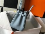 Replica Hermes Birkin Designer Tote Bag Togo Leather 28335 Light Blue35043 - Image 3