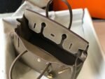 Replica Hermes Birkin Designer Tote Bag Togo Leather 28333 Elephant Grey34884 - Image 10