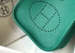 Replica Hermes Evelyne Bag Designer Hermes Mini Crossbody Real Bag 20427 Dark Green34594 - Image 3