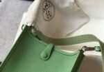 Replica Hermes Evelyne Bag Designer Hermes Mini Crossbody Real Bag 20424 Green34447 - Image 5
