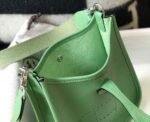 Replica Hermes Evelyne Bag Designer Hermes Mini Crossbody Real Bag 20424 Green34447 - Image 8