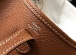 Replica Hermes Evelyne Bag Designer Hermes Mini Crossbody Real Bag 20422 Brown34360 - Image 4