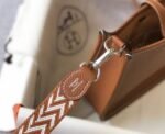 Replica Hermes Evelyne Bag Designer Hermes Mini Crossbody Real Bag 20422 Brown34360 - Image 5