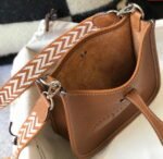 Replica Hermes Evelyne Bag Designer Hermes Mini Crossbody Real Bag 20422 Brown34360 - Image 8