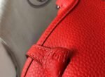 Replica Hermes Evelyne Bag Hermes Mini Crossbody Bag 20410 Silver Buckle Red35208 - Image 5