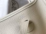 Replica Hermes Evelyne Bag Hermes Mini Crossbody Bag 20406 Silver Buckle Beige35130 - Image 5
