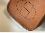 Replica Hermes Evelyne Bag Hermes Mini Crossbody Bag 20399 Silver Buckle Tan34901 - Image 5