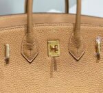 Replica Hermes Birkin Designer Tote Bag Togo Leather 28567 Camel35729 - Image 5