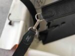 Replica Hermes Evelyne Bag Hermes Mini Crossbody Bag 20398 Silver Buckle Black34874 - Image 5